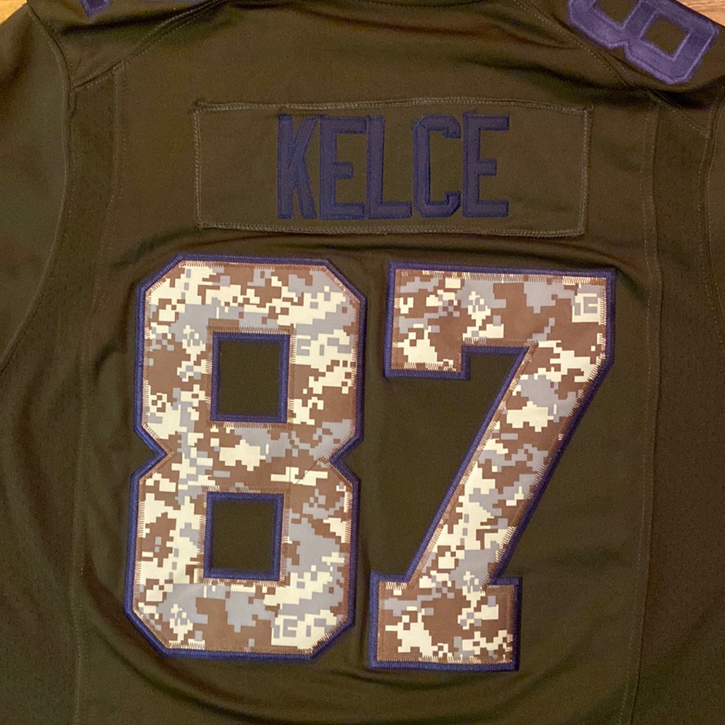 Travis Kelce Camo Jersey